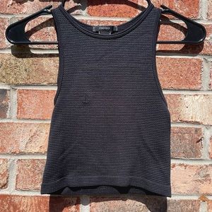 Forever 21 Black Cropped Tank
